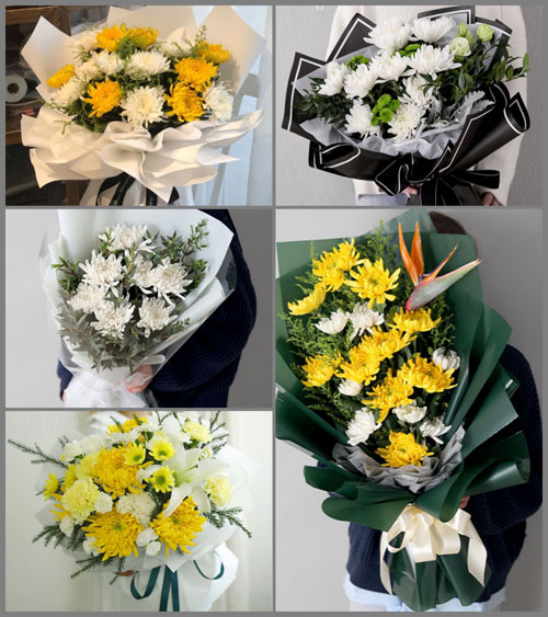 湖北随州市随县三里岗镇栗树嘴村白事花束代送